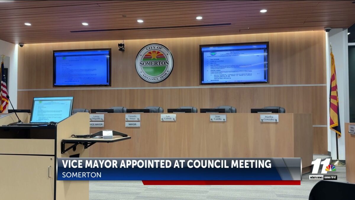 Somerton City Council names new Vice Mayor