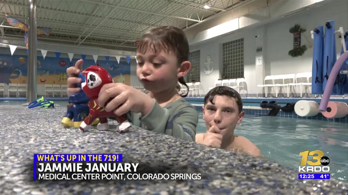 Jammie January: learning to swim in clothing to prepare for for emergencies