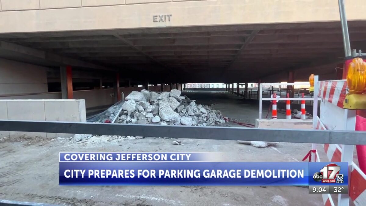 Jefferson City business says Madison Street Parking Garage work is creating challenges