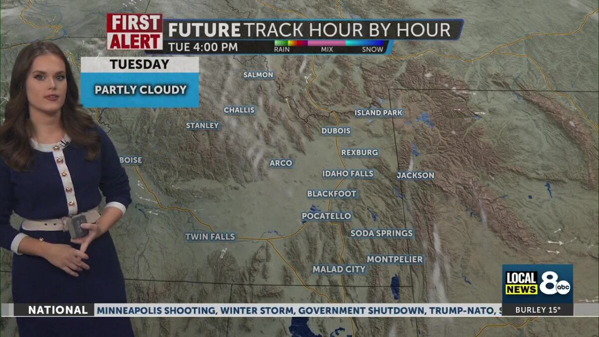 Warming trend beginning at the start of the week
