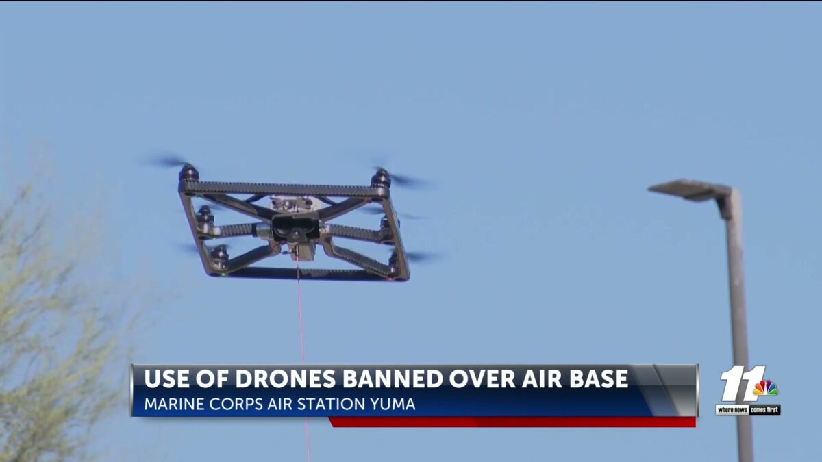 Use of drones banned over MCAS Yuma