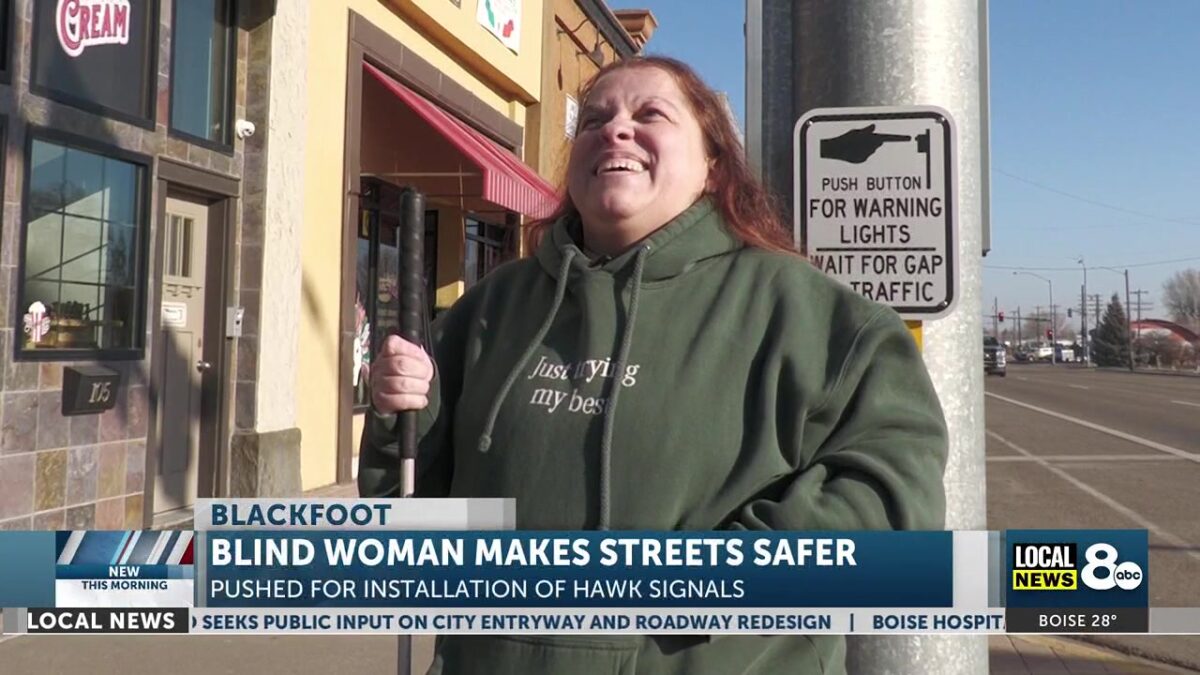 Blind Woman Advocates for Change in Blackfoot