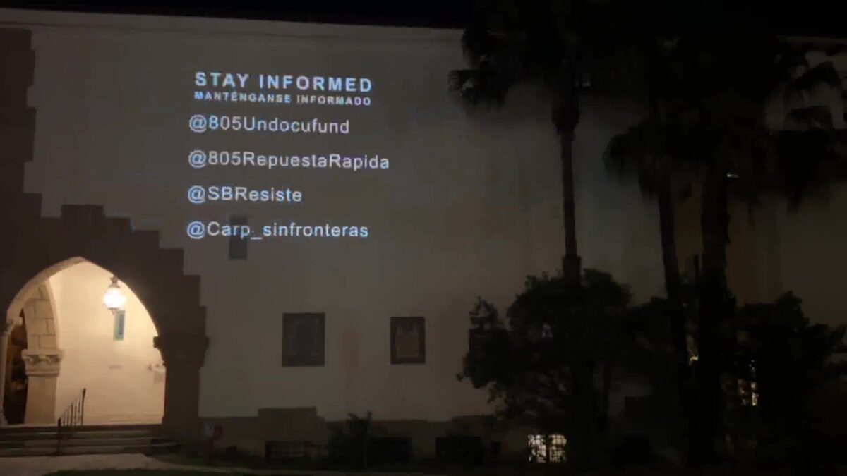 Vigil held at Santa Barbara County Courthouse
