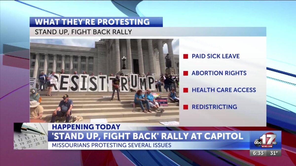 Missourians to protest legislative actions at ‘Stand up