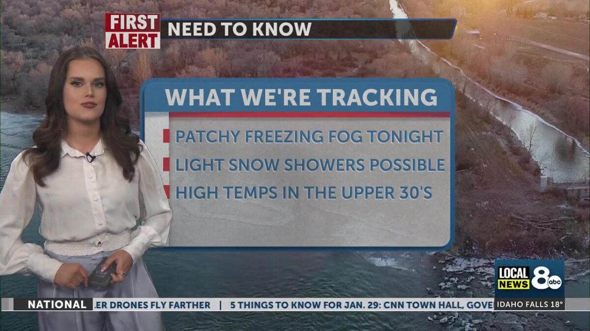 Friday flurries & warming trend into the weekend