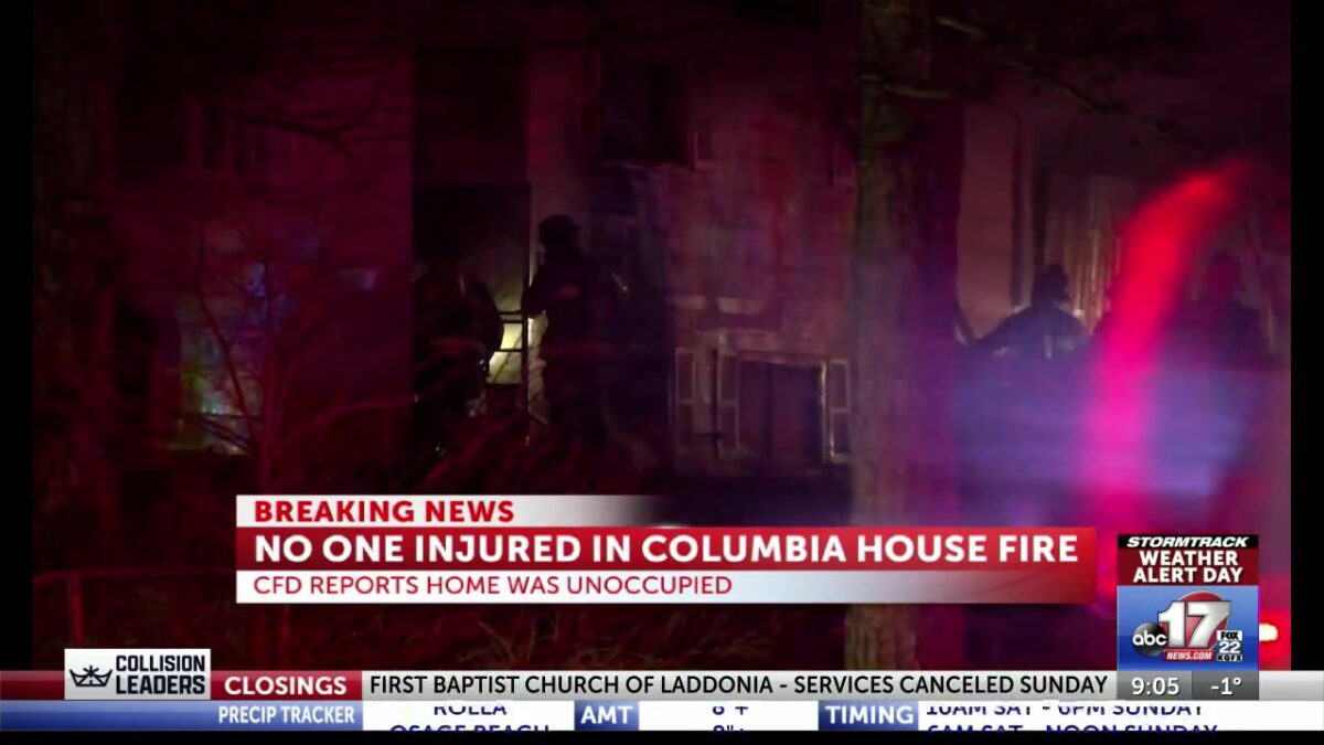 Columbia fire crews fight freezing conditions during structure fire Saturday