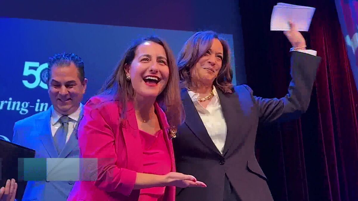 Kamala Harris Surprises Crowd at Historic Senate Swearing-In in Santa Barbara