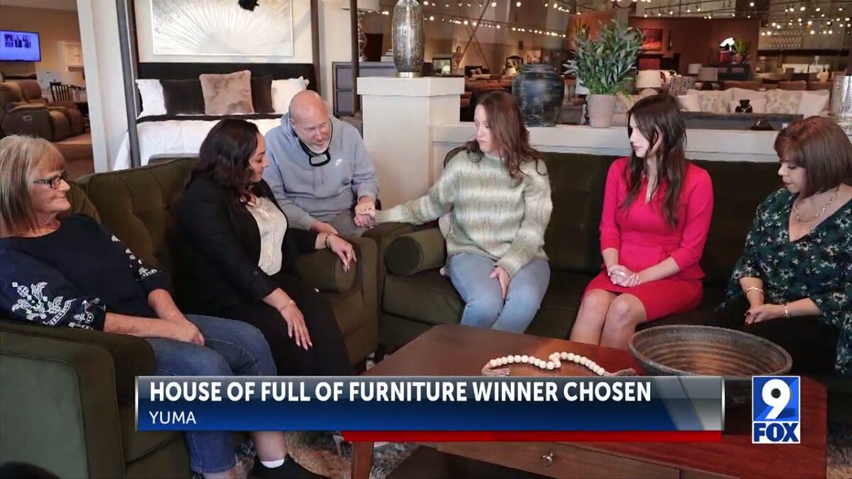 Yuma family wins House Full of Furniture giveaway