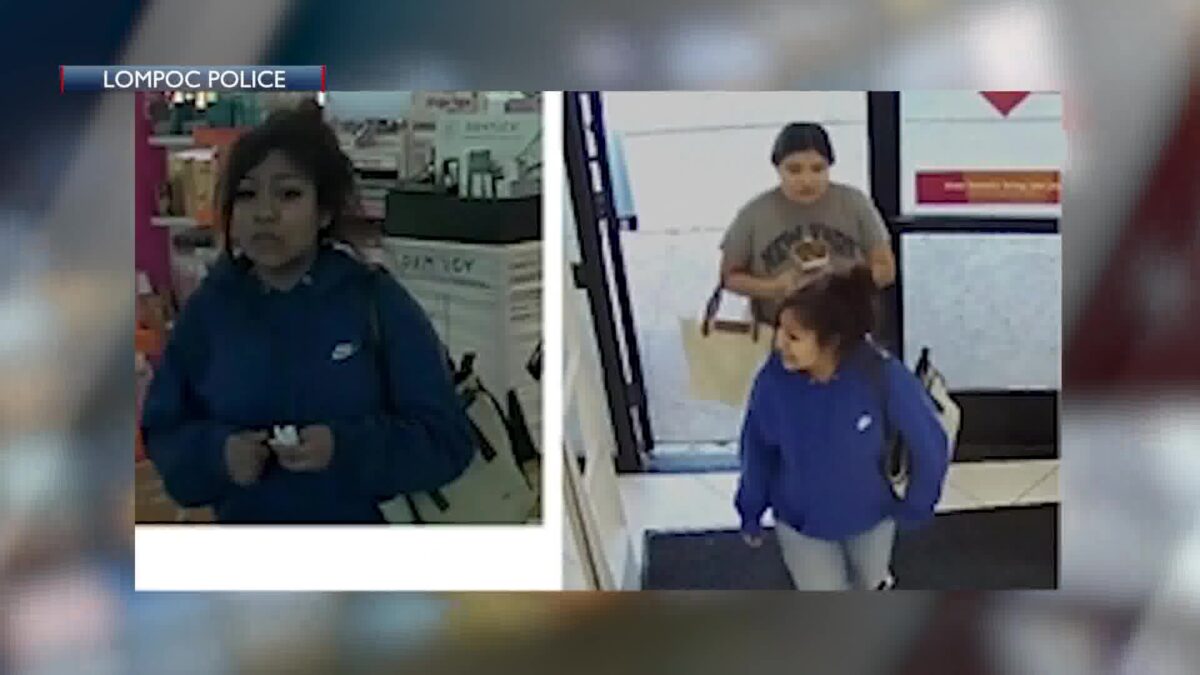 Lompoc Police search for two Ulta Beauty thieves
