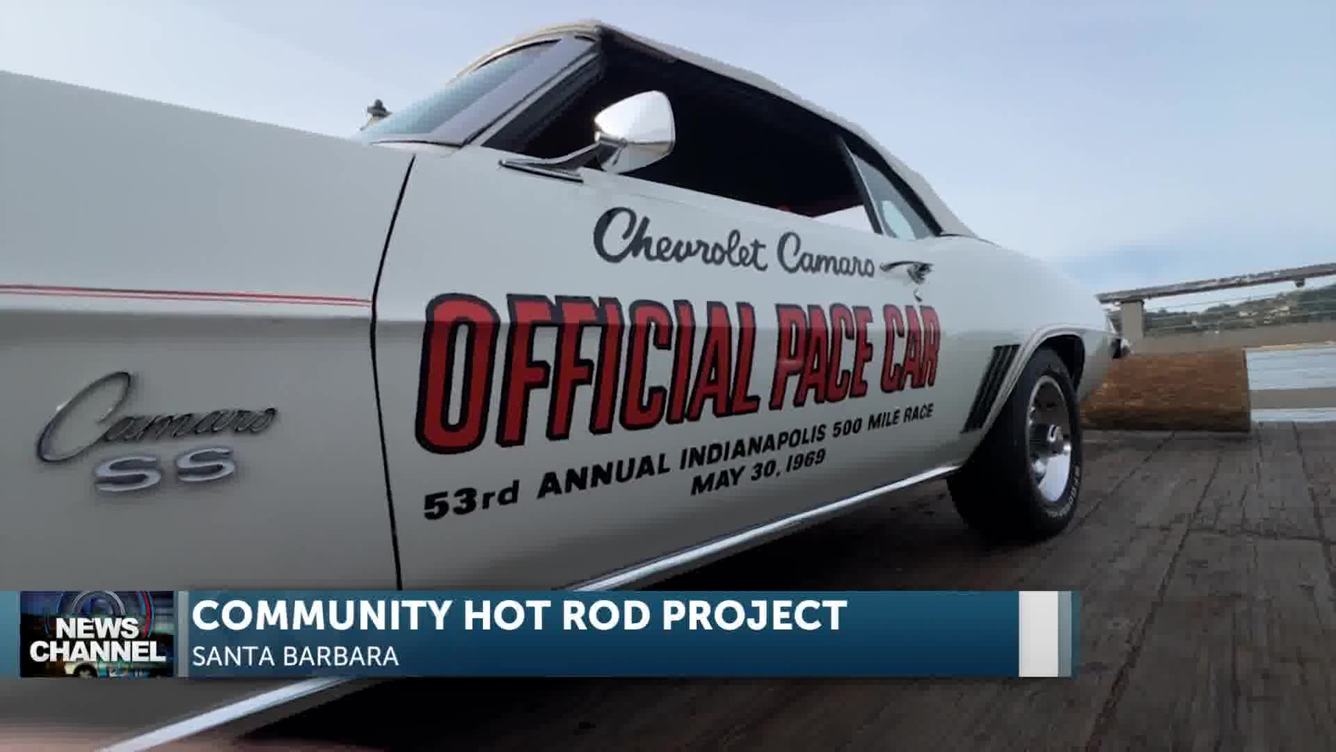 Hot Rods & Classic Cars Line Stearns Wharf for Morning Car Show