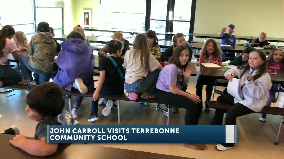 Let’s Talk Weather with John Carroll: Terrebonne Community School