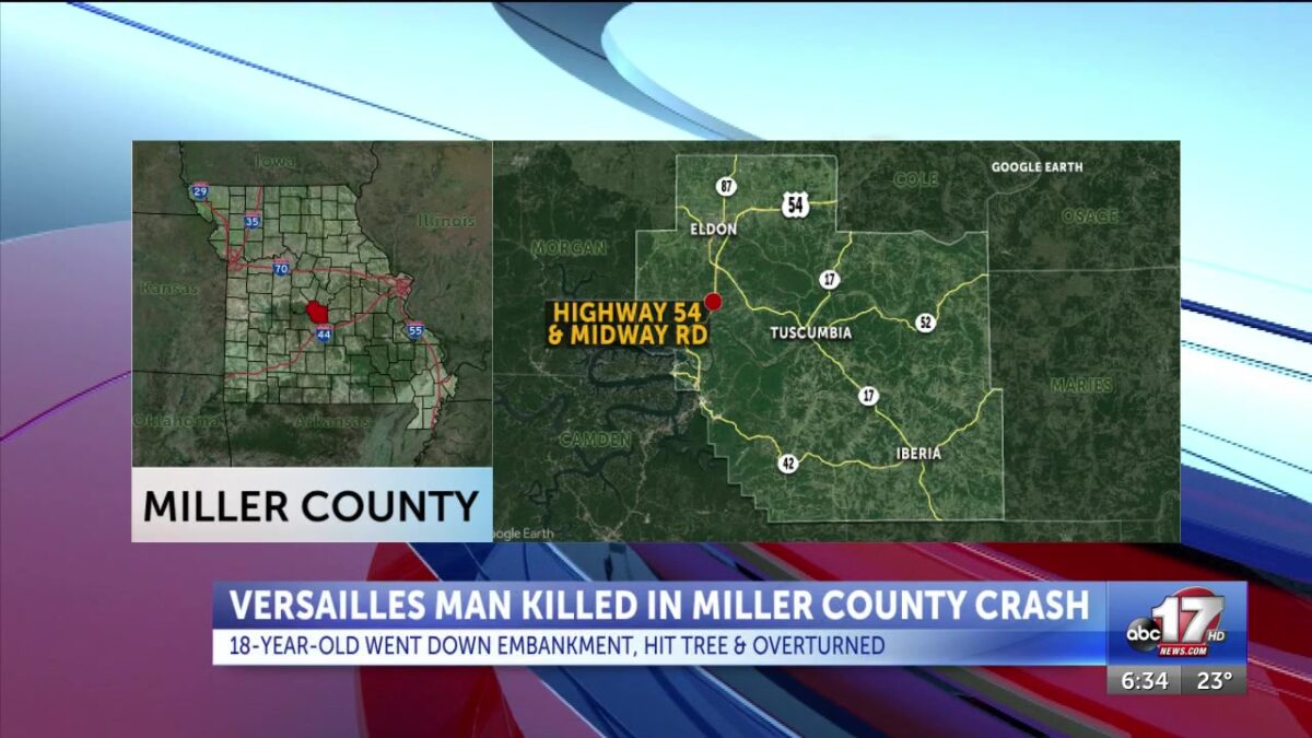 18-year-old Versailles man killed in Miller County crash Saturday