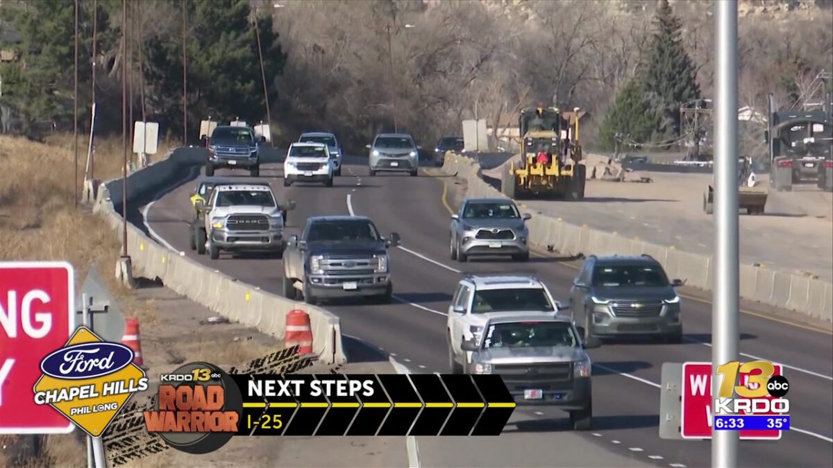 CDOT enters final year of I-25 improvements between Fillmore St and Garden of the Gods Rd