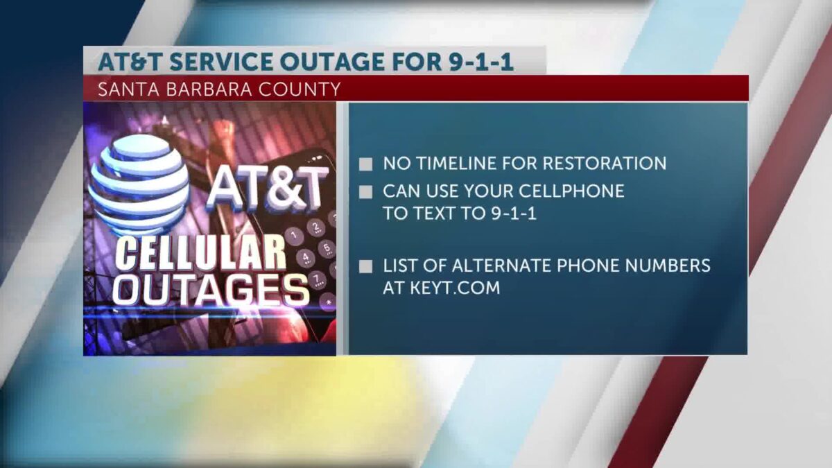 9-1-1 Calls Halted by Outage Throughout Santa Barbara County