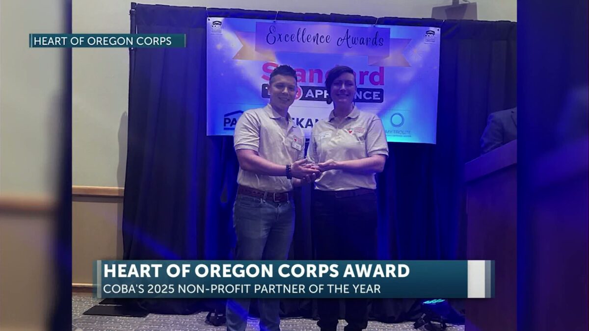 Heart of Oregon Corps named 2025 Non-Profit Partner of the Year by Central Oregon Builders Association
