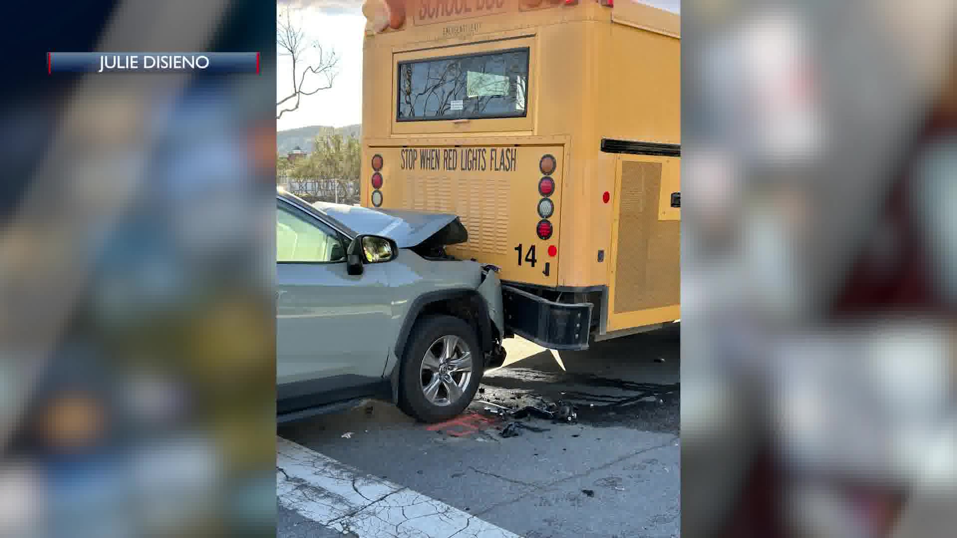 One injured after car crashed into bus in Solvang; investigation ongoing as possible hit & run