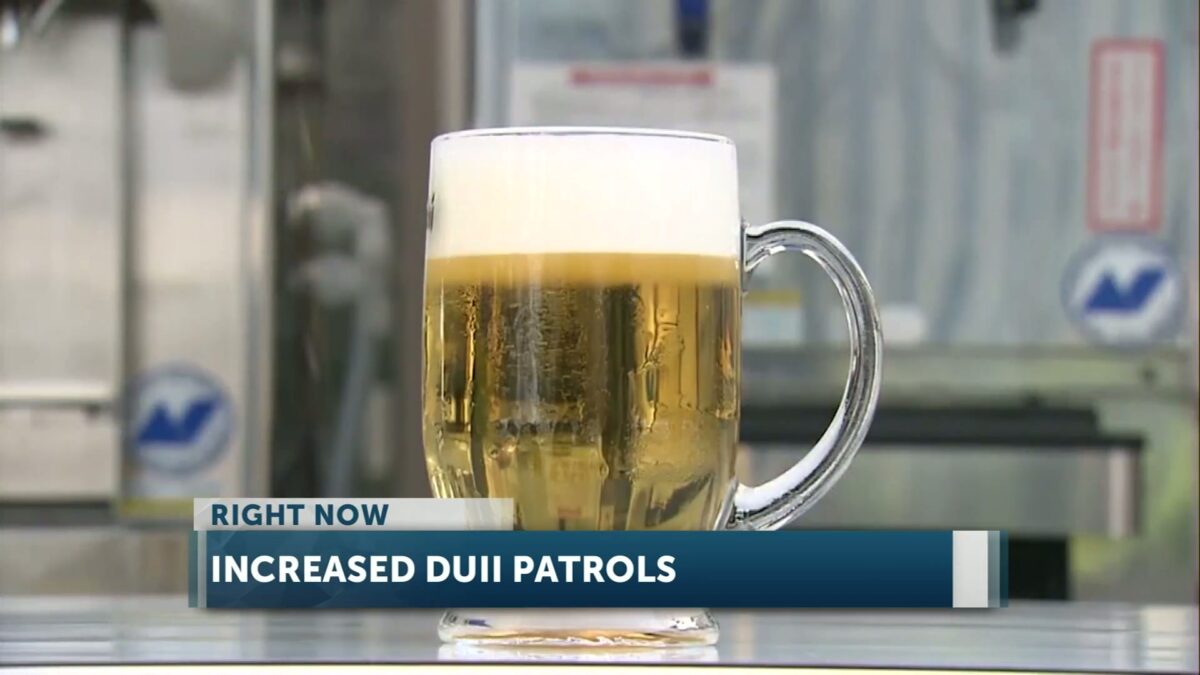 Increased DUII patrols during New Year’s holiday