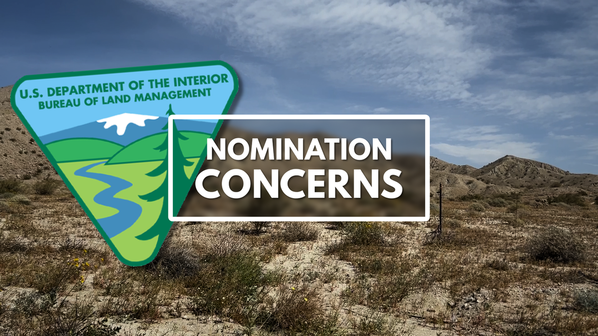 Local environmentalists oppose Bureau of Land Management Director nominee
