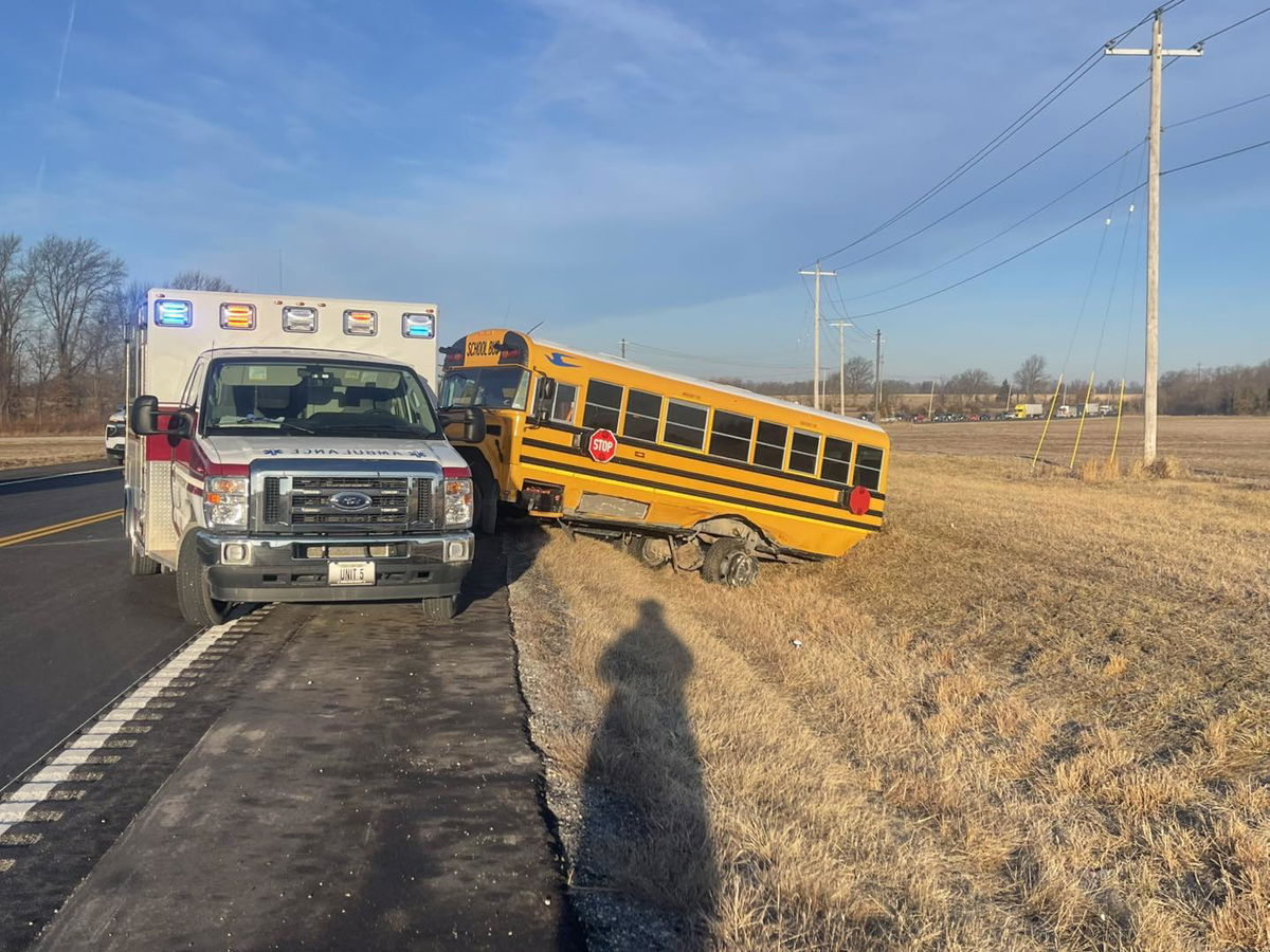 Montgomery County school bus towed from scene after crash