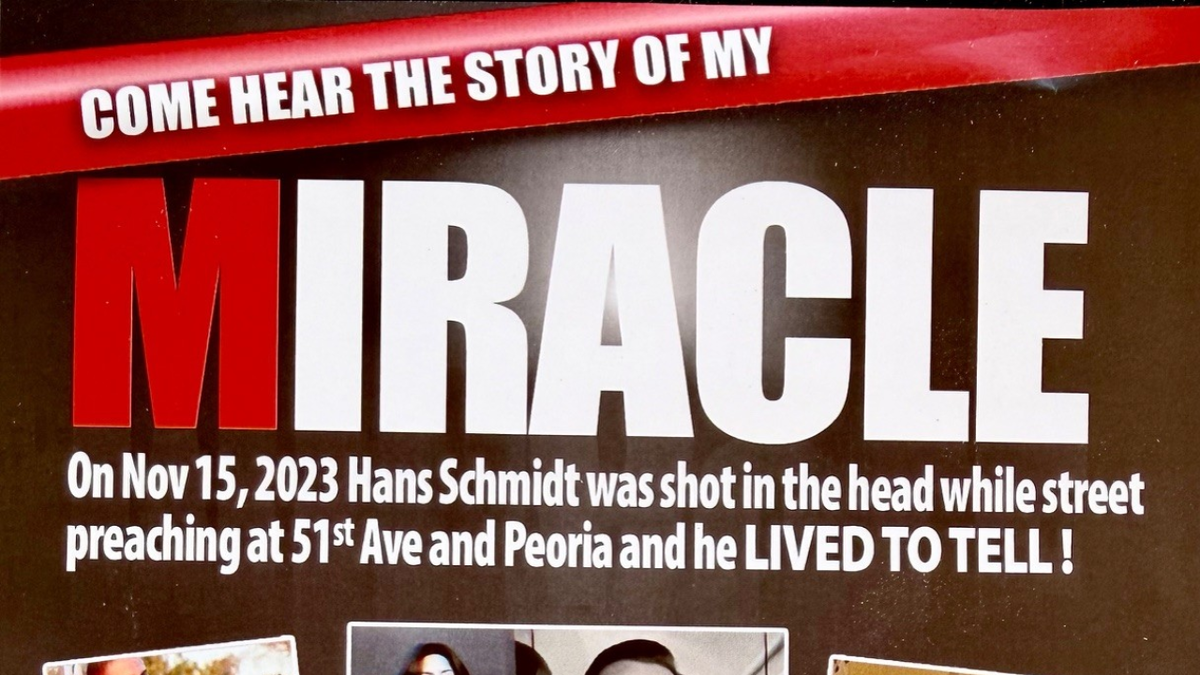 Hans Schmidt to visit Yuma to tell story of how he survived a shot to the head