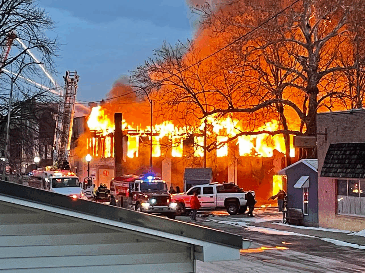 Local fire departments respond to structure fire in Cameron