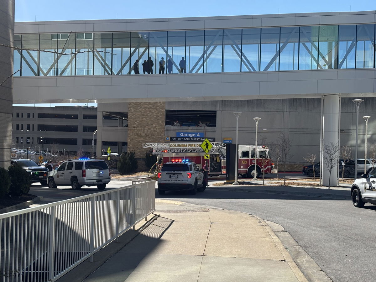 No injuries reported in vehicle fire near University Hospital