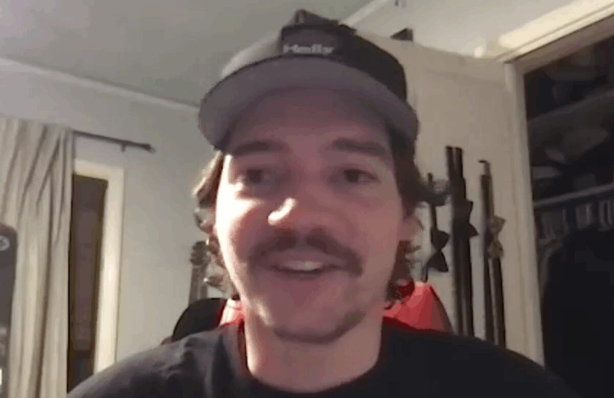 Carson Schmidt and his friend were on their first run of the day after making a seven hour drive up from Sacramento through snowy conditions and road closures. He said they were between KT and Olympic Lady when they noticed two skis sticking out of the snow