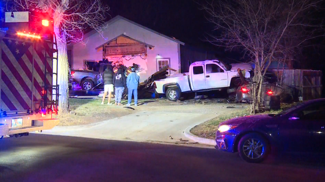 The crash happened in a neighborhood near Southwest Grand Boulevard and South May Avenue. Two people were asleep inside