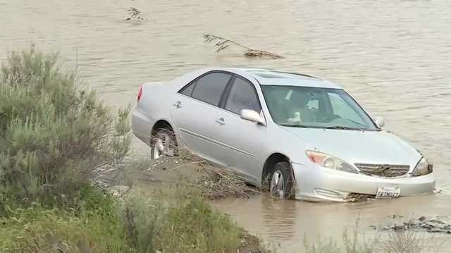 First responders say they were called to the area of Browns Valley Road on Tuesday night on reports of a car in the water. But following a thorough search