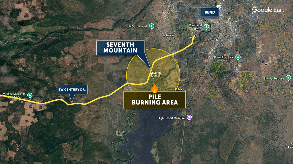 Seeing smoke? Deschutes County is starting winter pile burning southwest of Bend