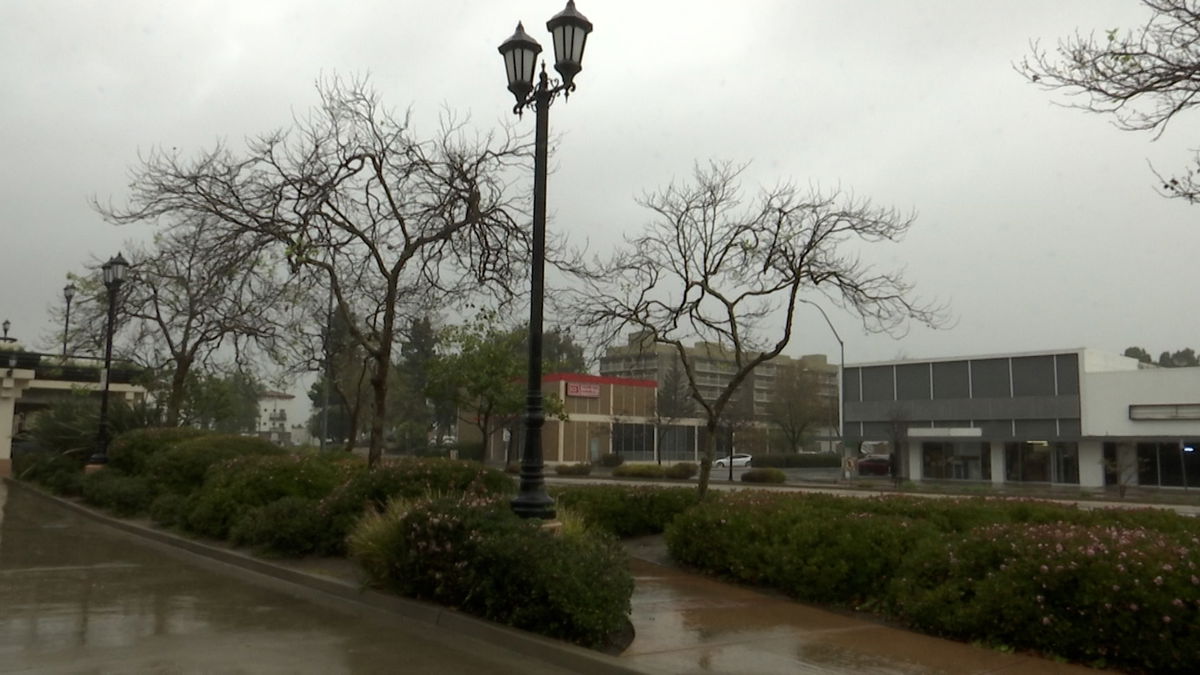 Dark Santa Maria Skies Rumble As Rain And Thunder Push Through
