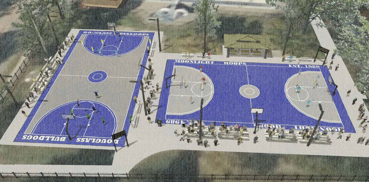Columbia City Council to vote on new design of Douglass Park basketball courts on Monday night