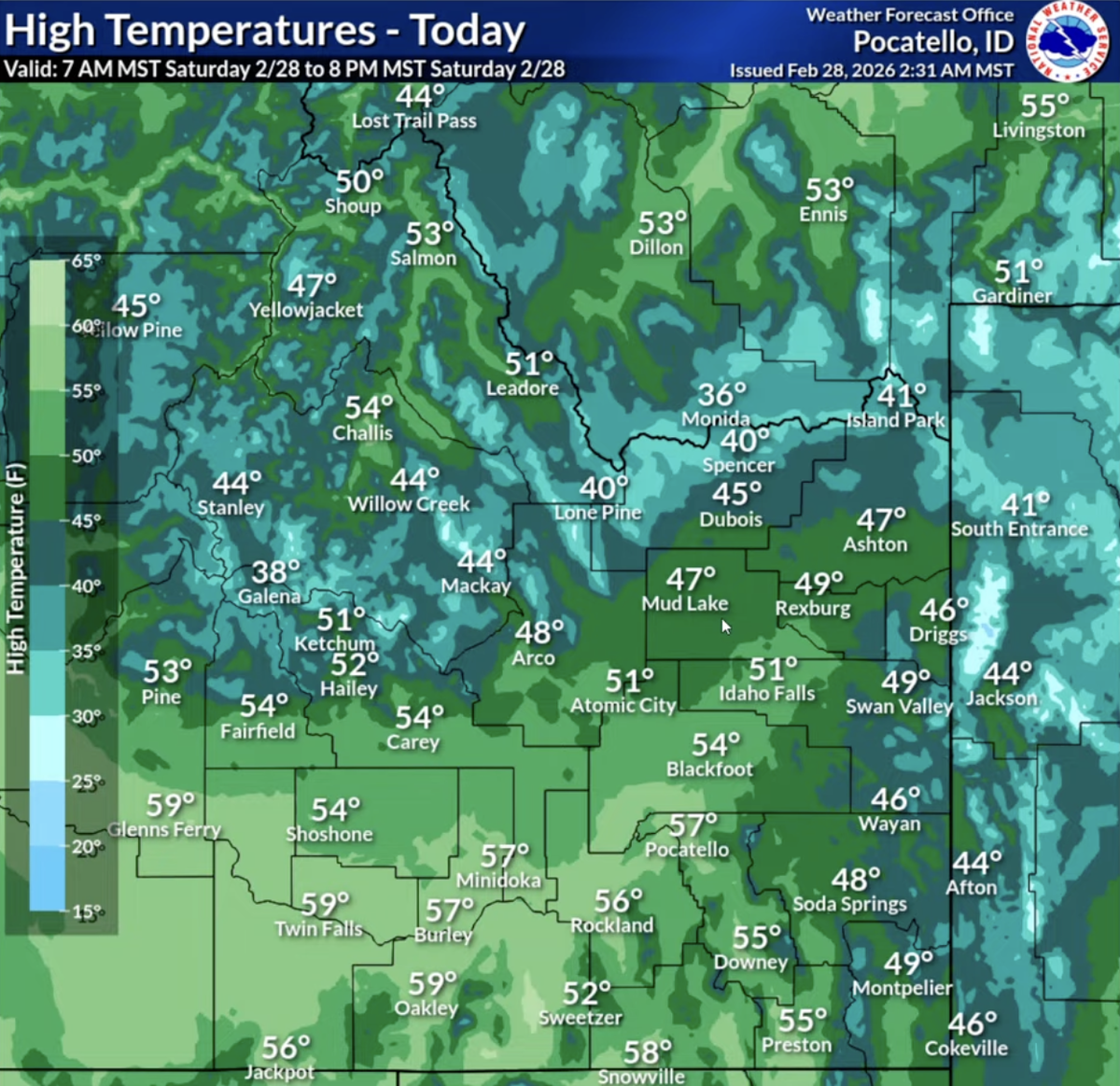 Sunny Saturday & moisture moving into Sunday