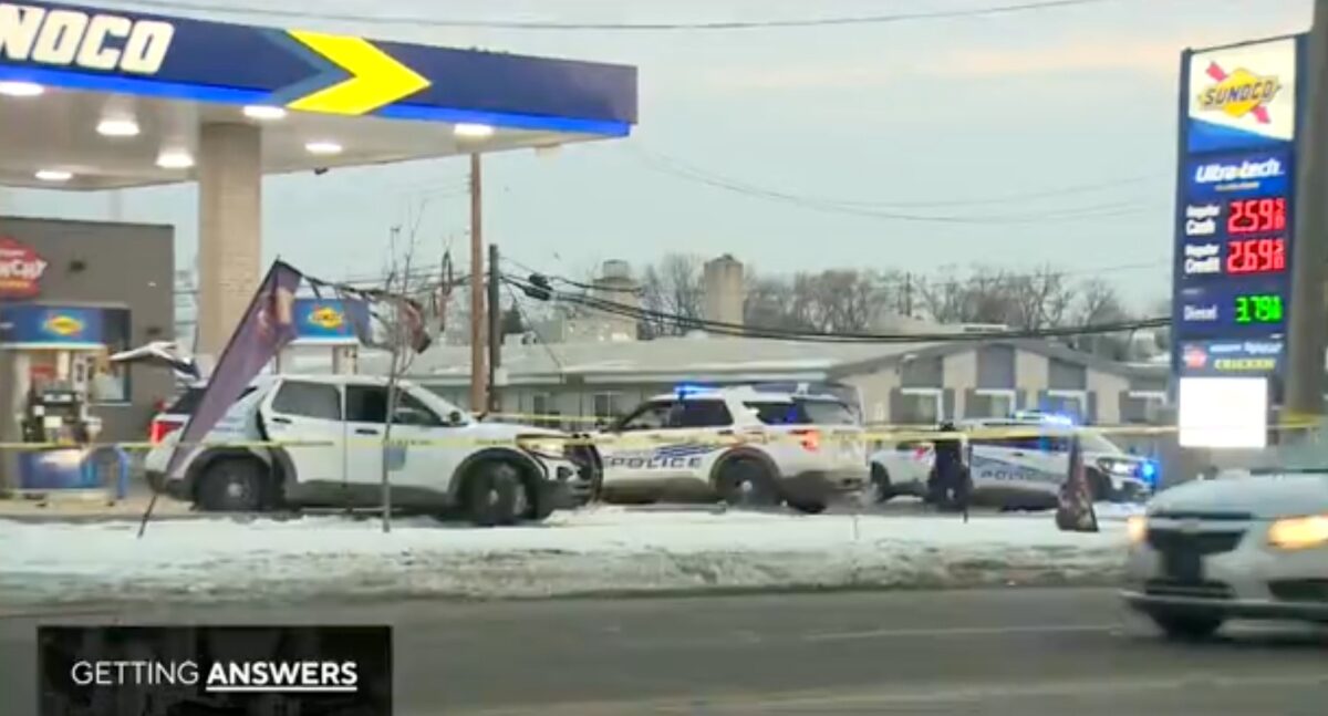 A man is dead after he was run over by his own vehicle at a gas station on Detroit's west side