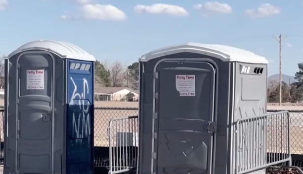 A Las Cruces woman has been arrested after dumping her newborn baby in a portable toilet in Burn Lake. The woman