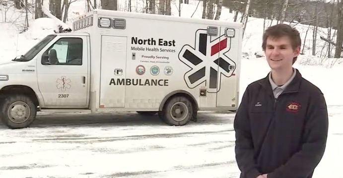 Two of the first responders had just been newly licensed last week. Bennett Cohen and Connor Howland