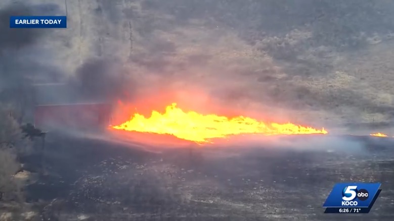 The Beaver County Emergency Management said numerous outbuildings were destroyed in a wildfire known as the "Ranger Road Fire."