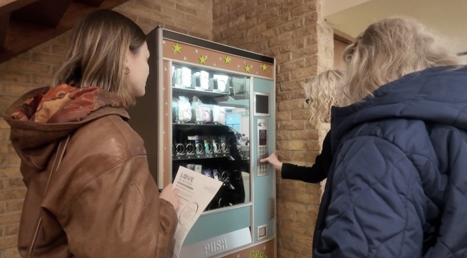 A range of reproductive health products and other essentials