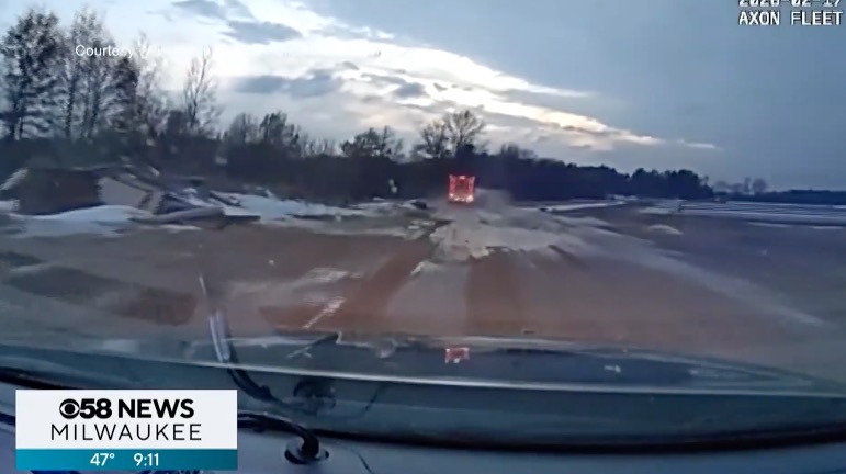 A Wisconsin man is accused of stealing an ambulance with a patient in the back and leading police on a 40-minute chase.