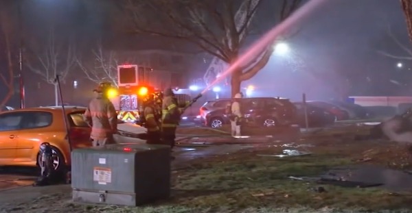 A Morrisville mother shares her experience being saved by firefighters during Monday night's fire at the Camden Westwood Apartments.