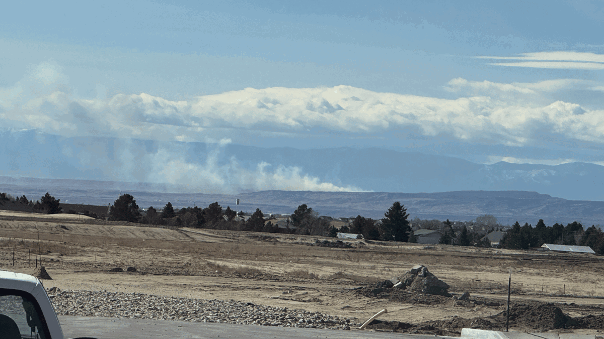 Fire burns on Fort Carson
