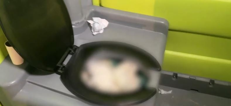 Overflowing portable restrooms by the Naples Beach pier are causing frustration among visitors