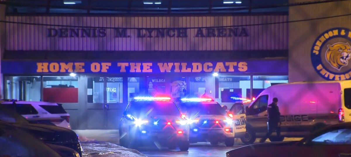 Witnesses described the fear and confusion when shots rang out during a co-op boys hockey game at the Dennis M. Lynch Arena around 2:30 p.m.