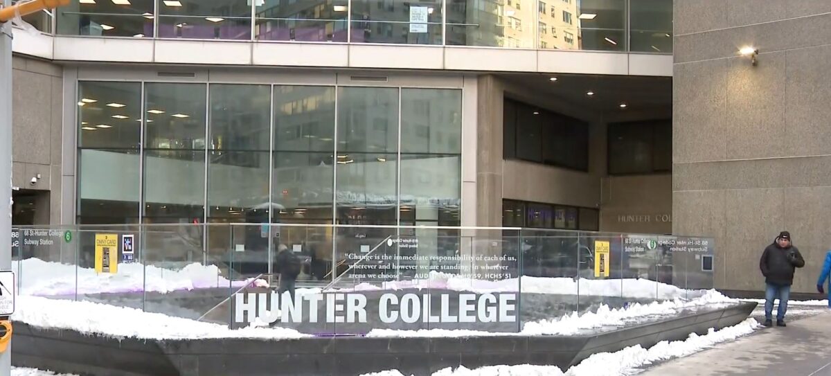 A Hunter College professor is under fire for comments caught on a hot mic during a Zoom meeting.