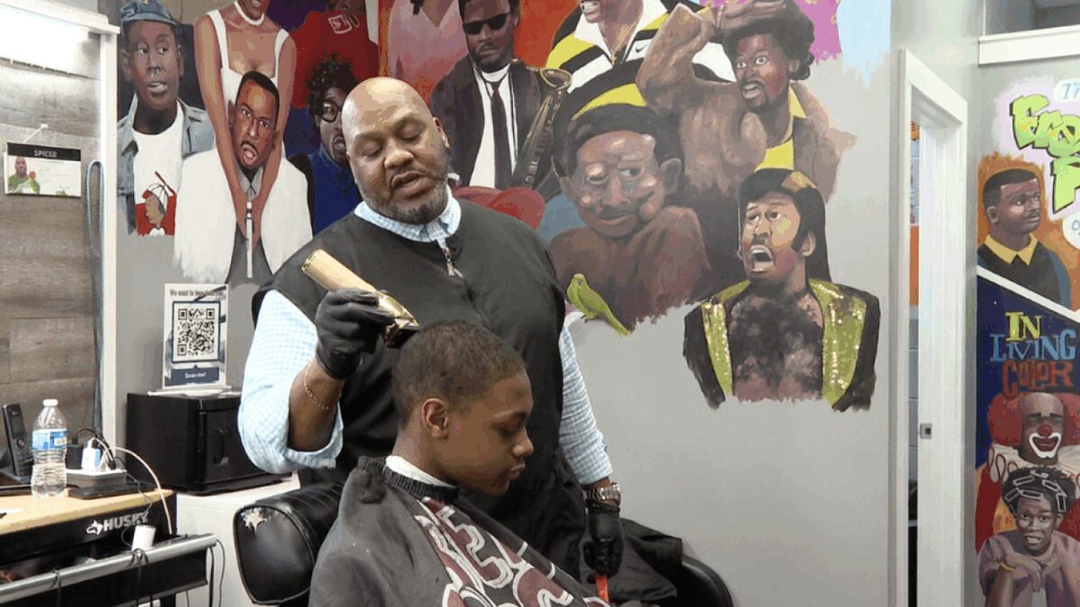 Antonio Spicer is building bridges with young men ages 12 through 18 by turning a barbershop into a safe space.