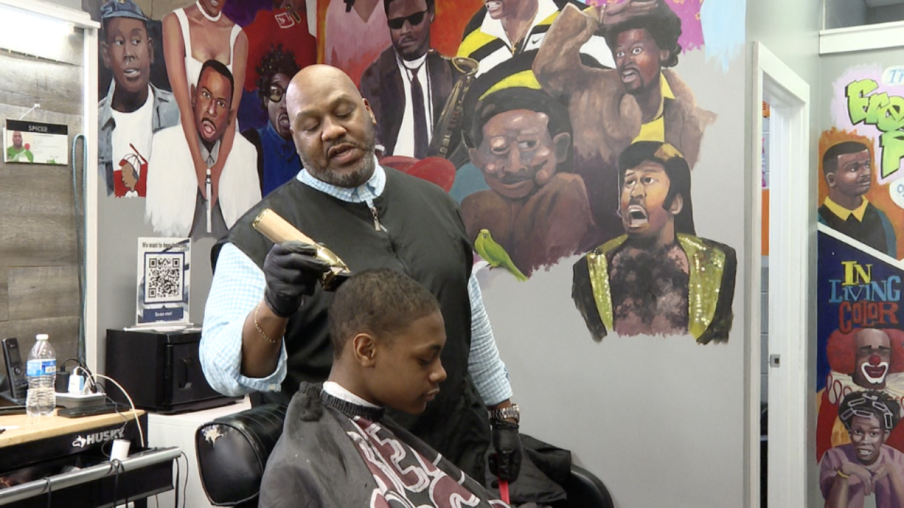 Antonio Spicer is building bridges with young men ages 12 through 18 by turning a barbershop into a safe space.