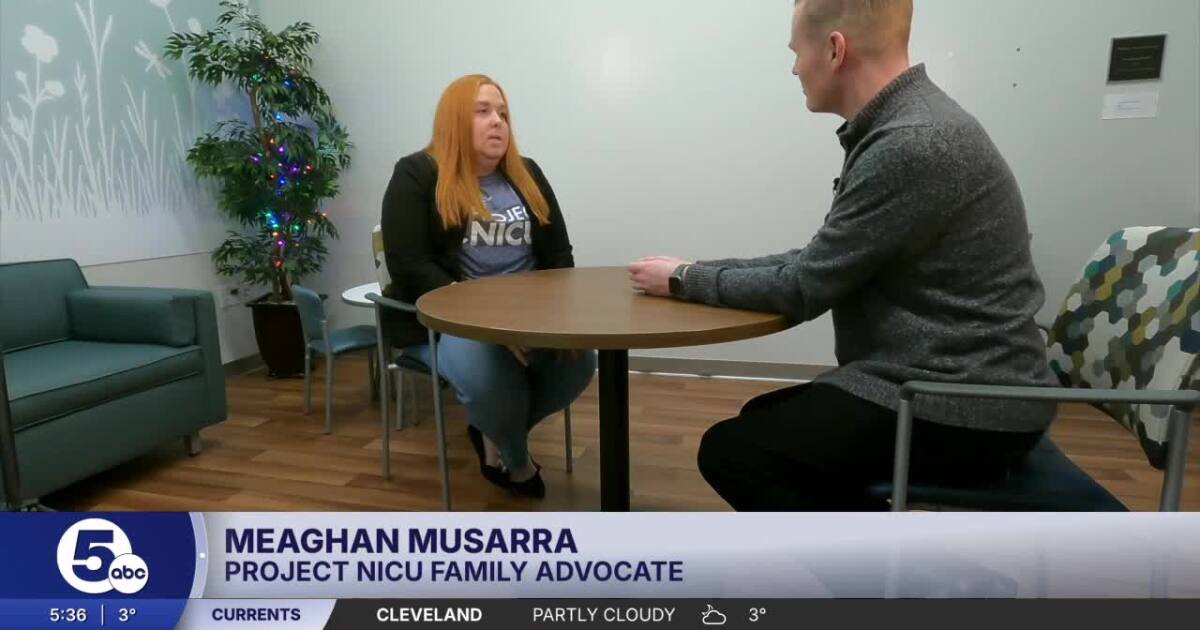 The Respite Room was years in the making. It features artwork created by graduates of the MetroHealth NICU. The space is designed to give families a place to rest