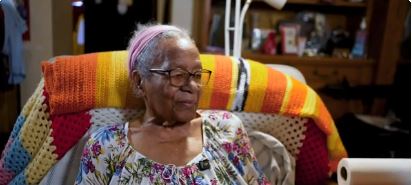 Ms. Thelma Gibson grew up on Charles Avenue before leaving home at just 17-years-old to attend nursing school. During World War II