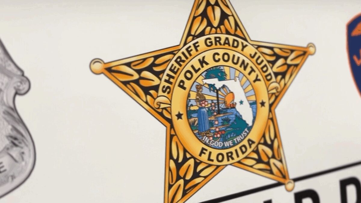 The Polk County Sheriff’s Office (PCSO) said a woman was arrested after she threw bleach on a victim’s face and hit a deputy with her car.