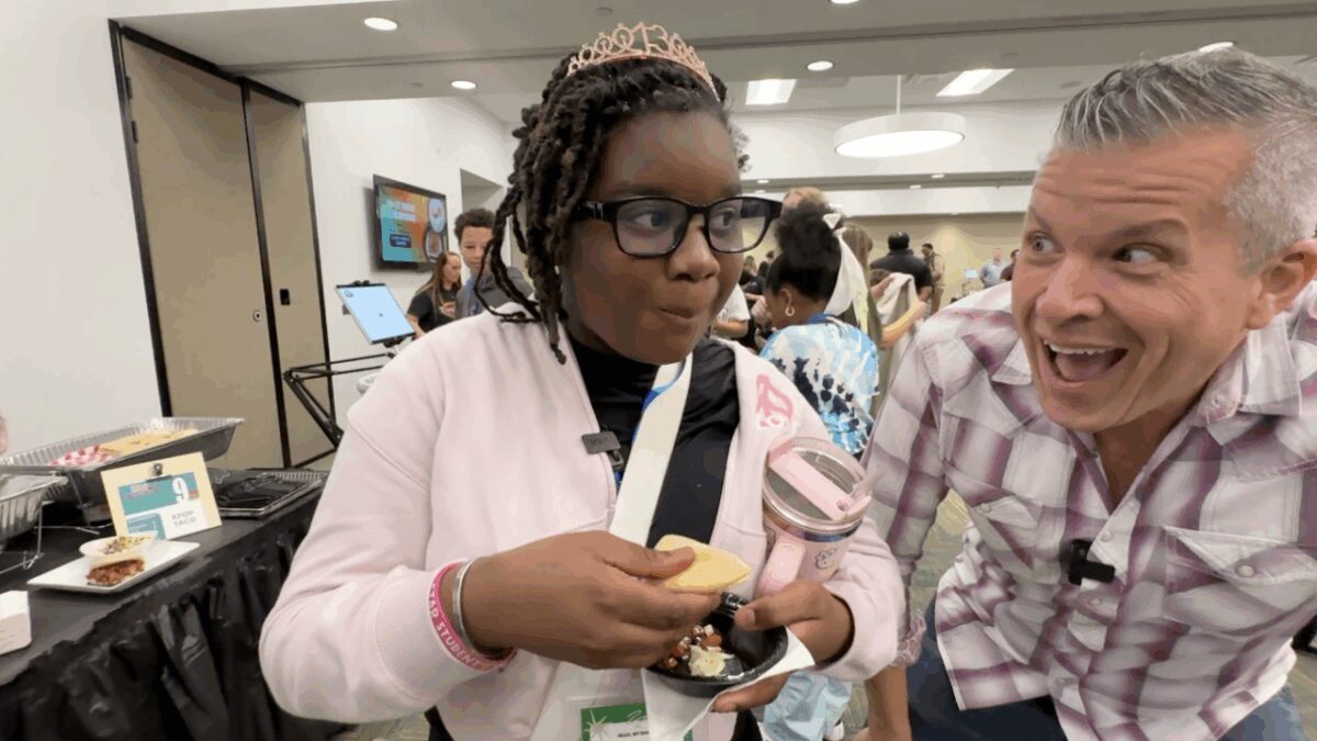 Serenity and hundreds of middle- and high-schoolers wielded their power at the Silo Bend Events Center in Tampa this week.